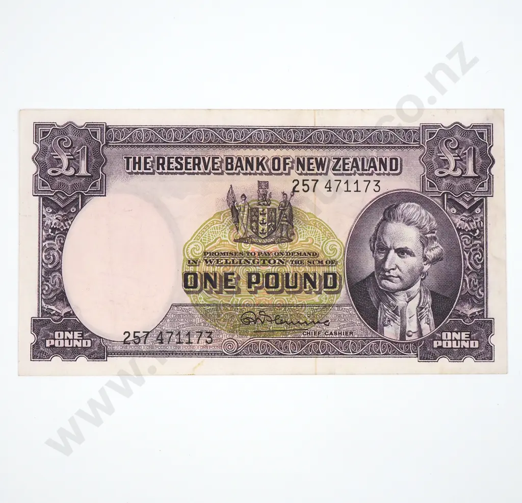 One Pound Fleming Banknote - EF  Image 1++