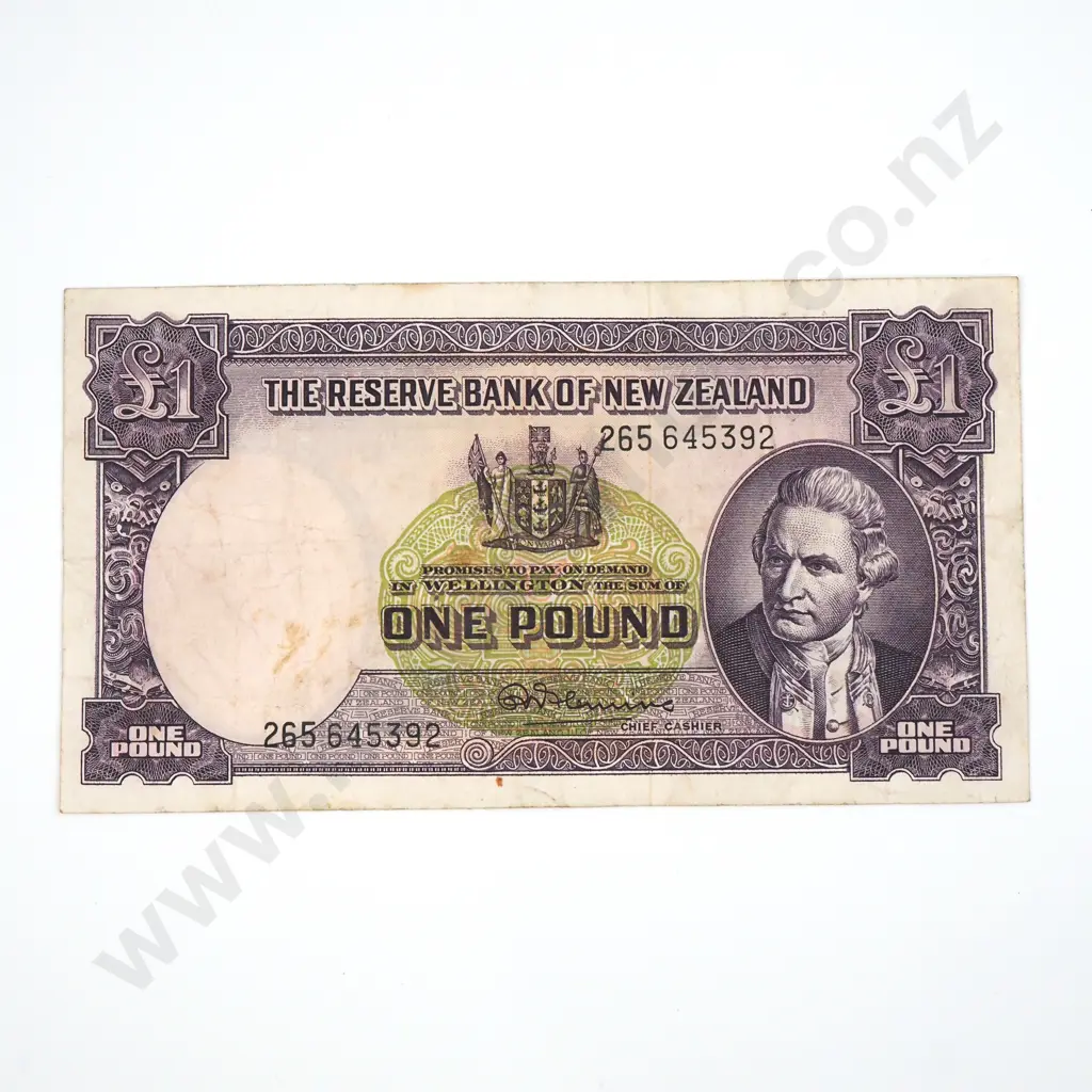 One Pound Fleming Banknote  Image 1++