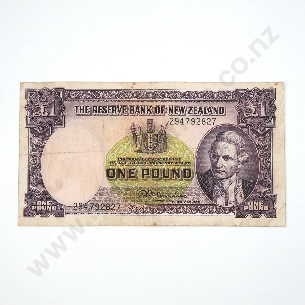 One Pound Fleming Banknote  Image 1++