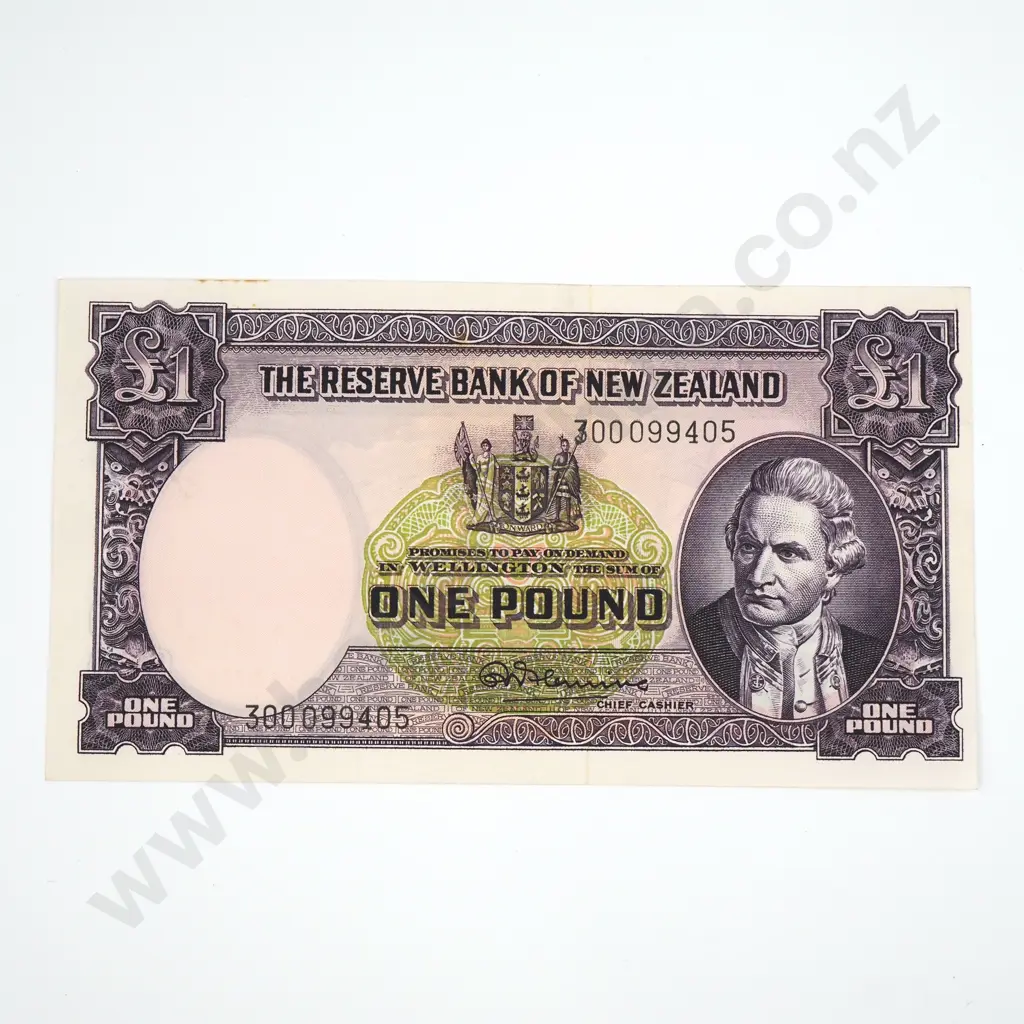 One Pound Fleming Banknote - AUNC Image 1++