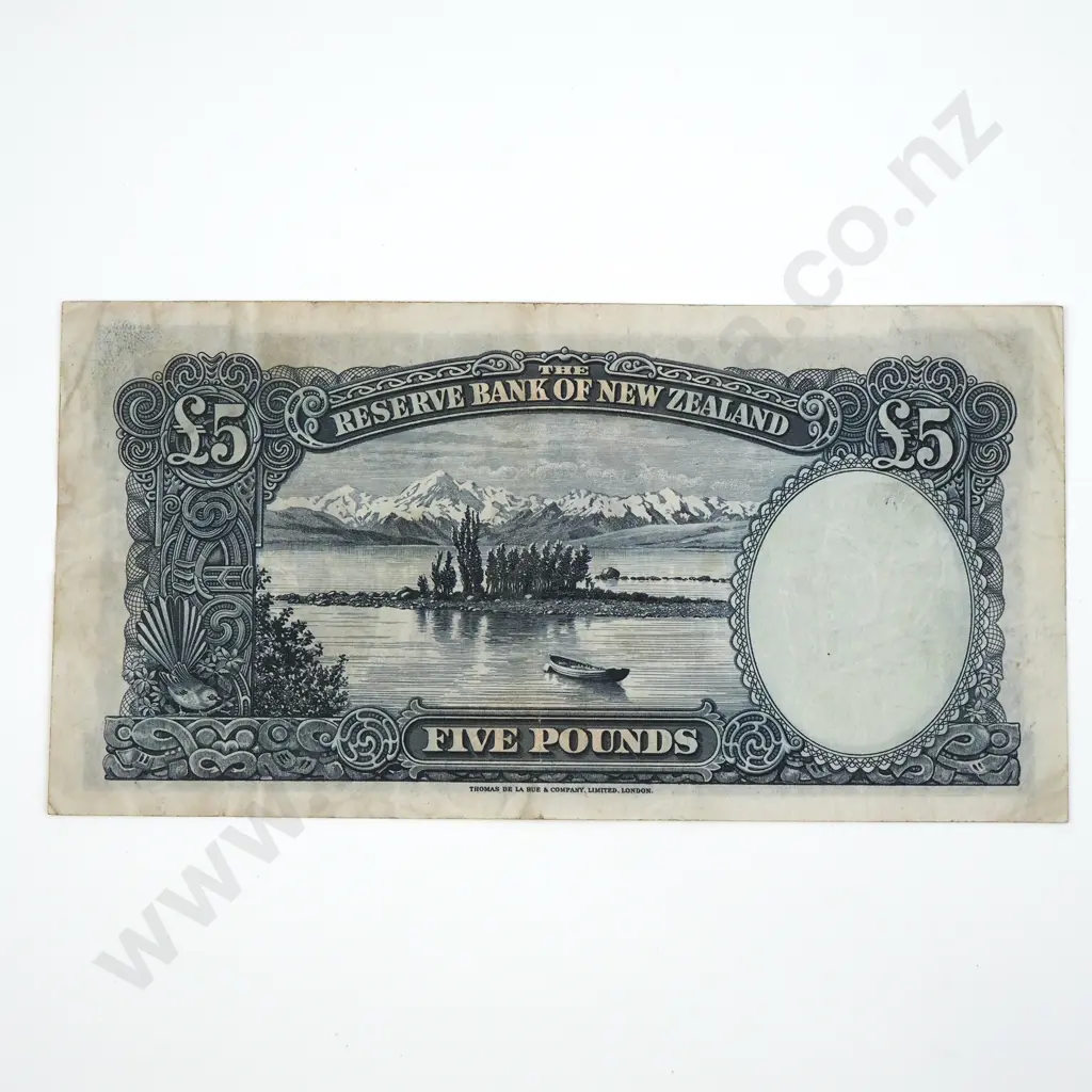 Five Pound Hanna Banknote - VF  Image 1++