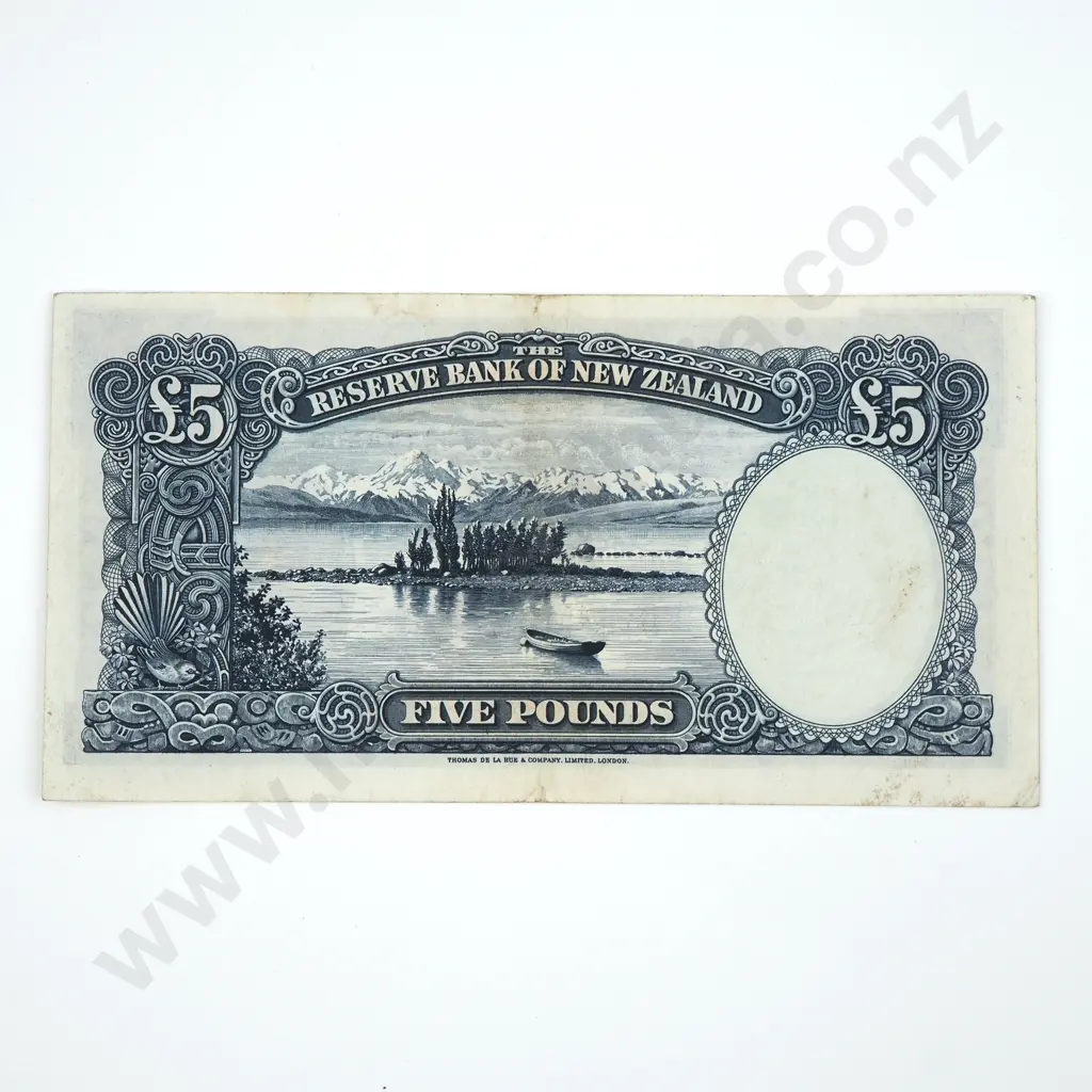Five Pound Hanna Banknote - VF  Image 1++