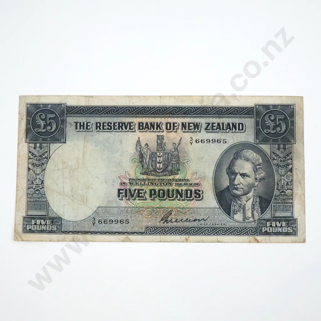 Five Pound Wilson Banknote  Image 1++