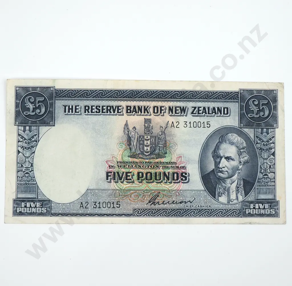 Five Pound Wilson Banknote  Image 1++
