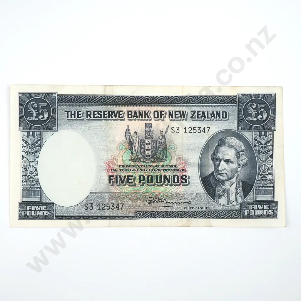 Five Pound Fleming Banknote - EF  Image 1++