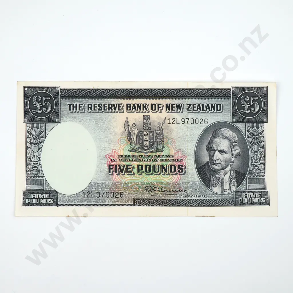 Five Pound Fleming Banknote - Final Thousand Serial Number - AUNC  Image 1++