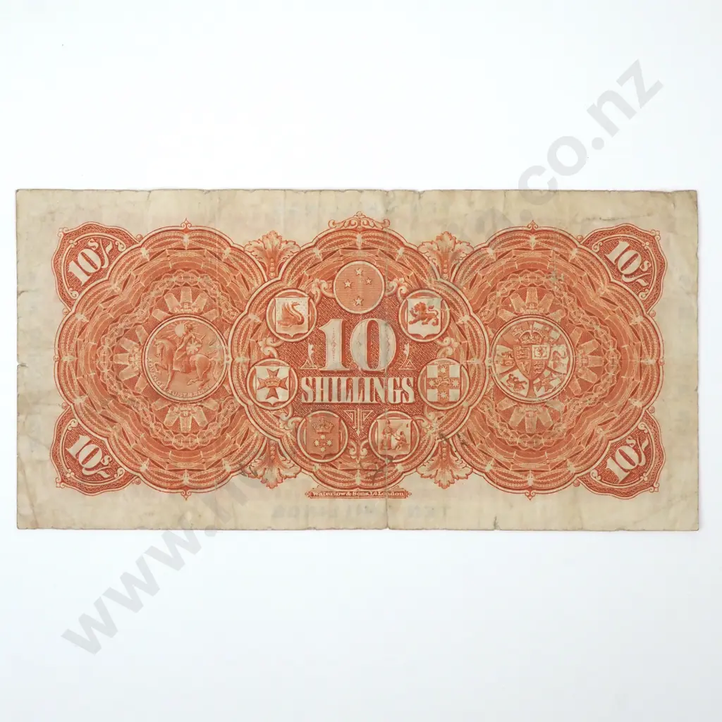 1923 Union Bank of Australia Ten Shillings Image 1++