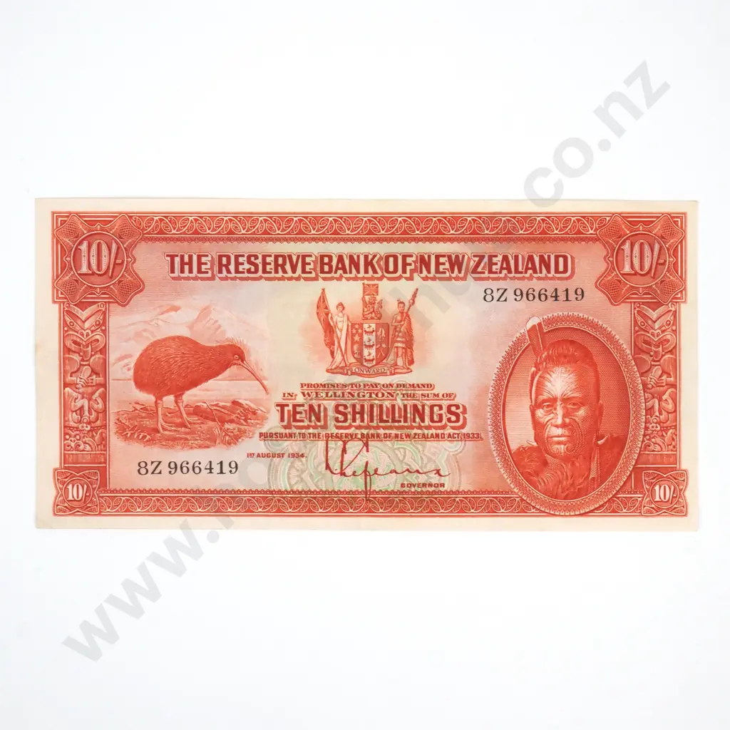 Ten Shilling Lefeaux Banknote - Better Grade  Image 1++