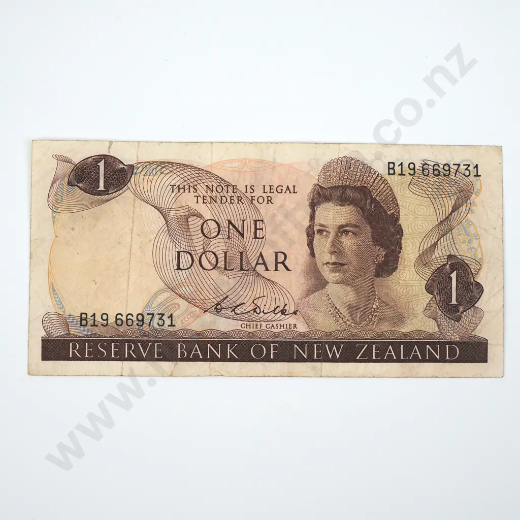 One Dollar Wilks Banknote - Last Prefix - Average Condition  Image 1++