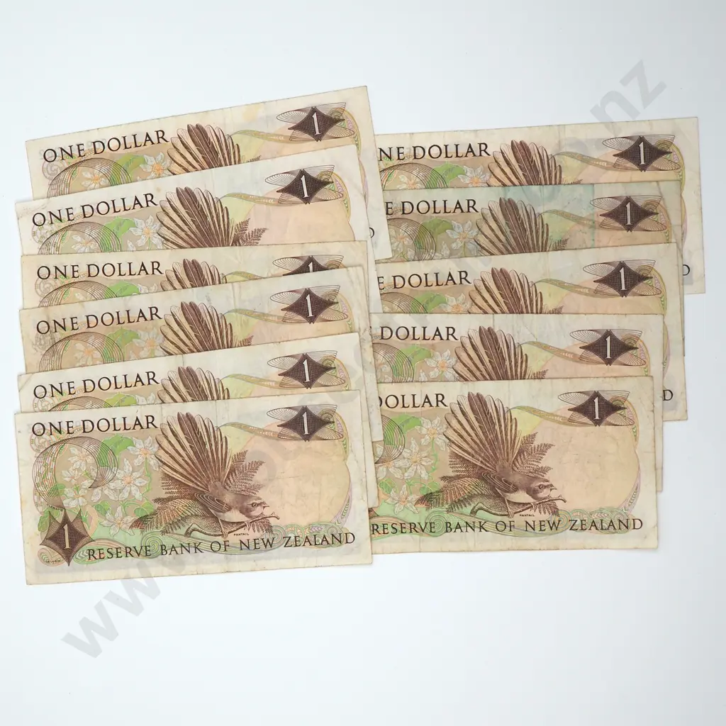 11 Wilks One Dollar Banknotes - Various Prefixes & Grades  Image 1++