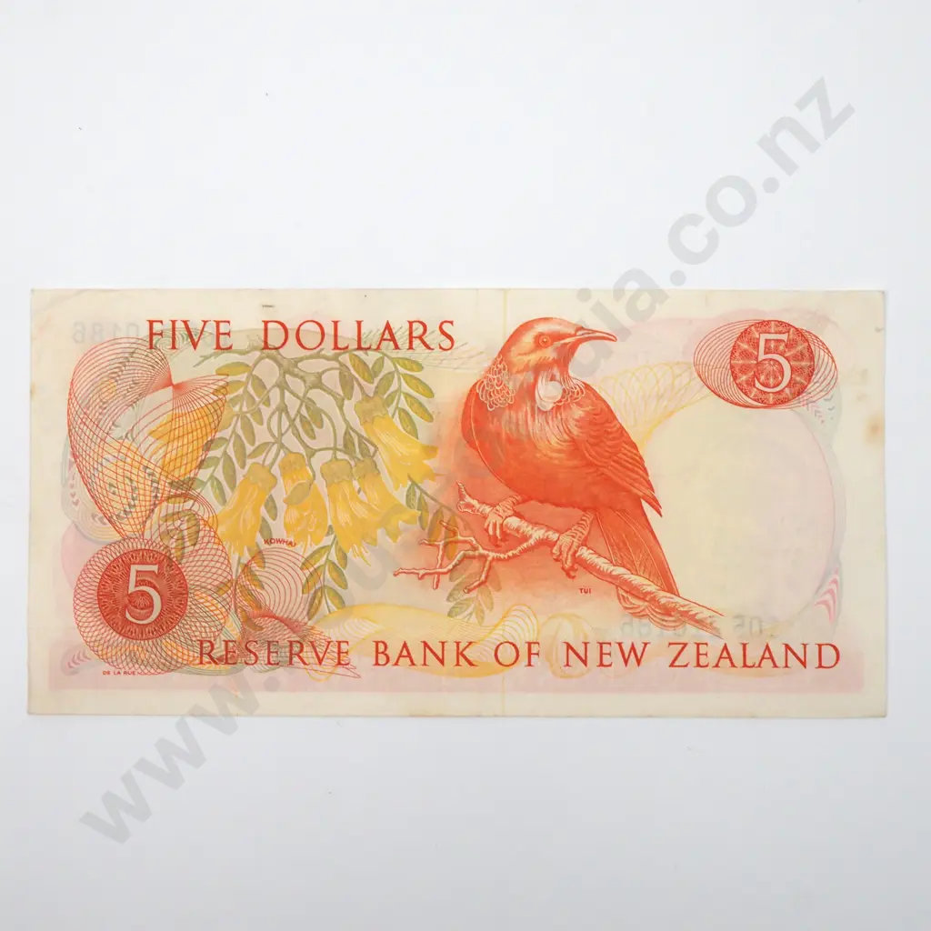Five Dollar Knight Banknotes - EF CV $60  Image 1++