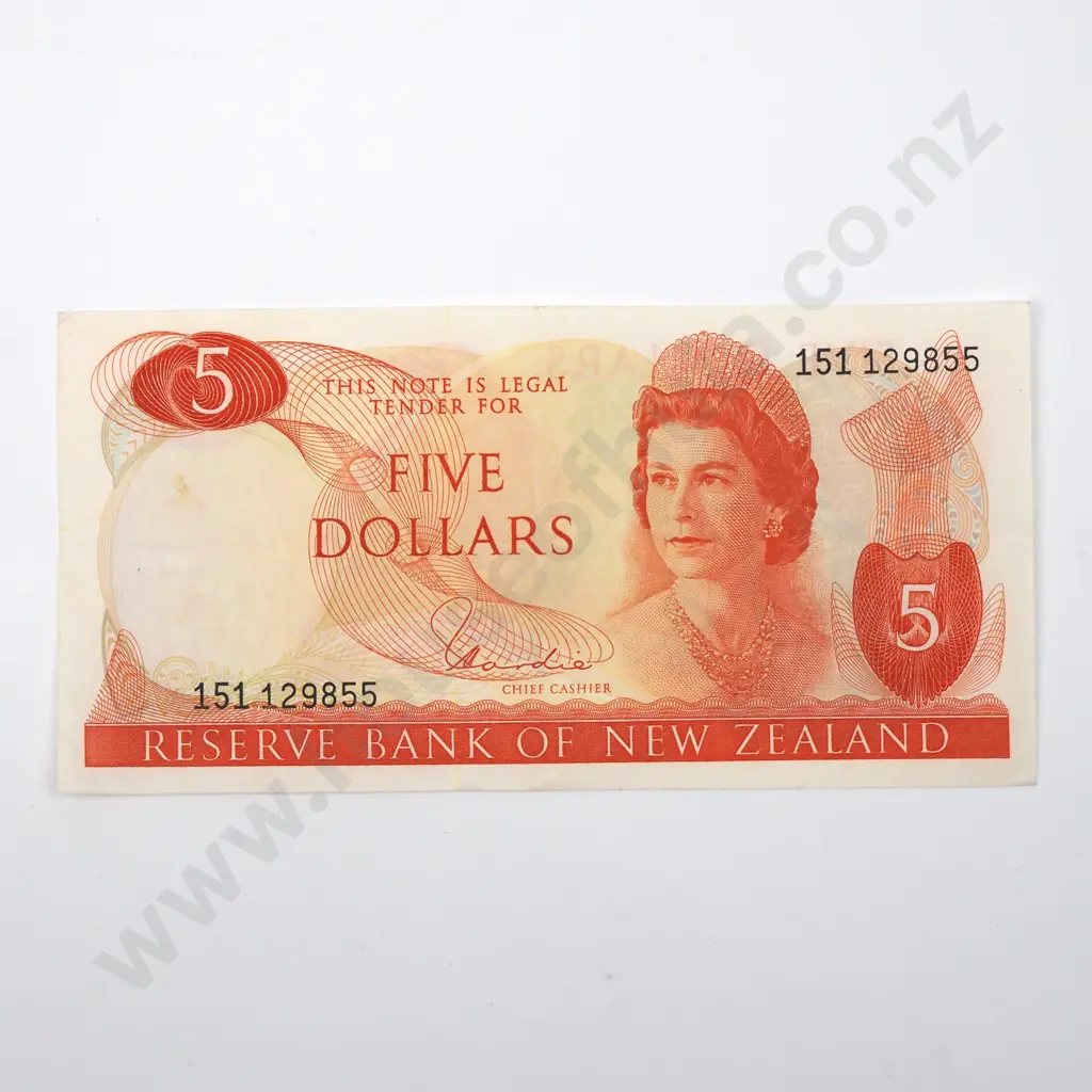 Five Dollar Hardie Type I Banknote - EF CV $40 Image 1++