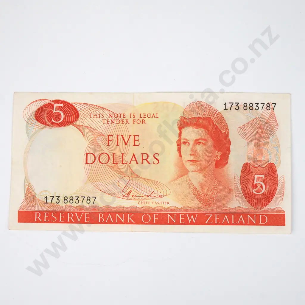 Five Dollar Hardie Type I Banknote - EF CV $40 Image 1++