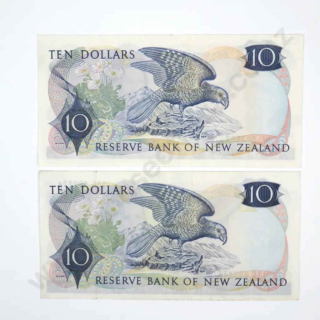 Two Ten Dollar Banknotes - Fleming & Wilks  Image 1++
