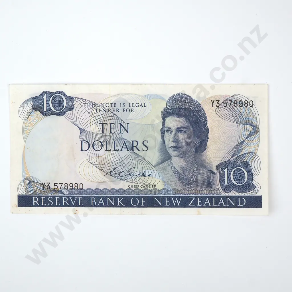 Ten Dollar Wilks Banknote - Y3 Prefix - EF  Image 1++