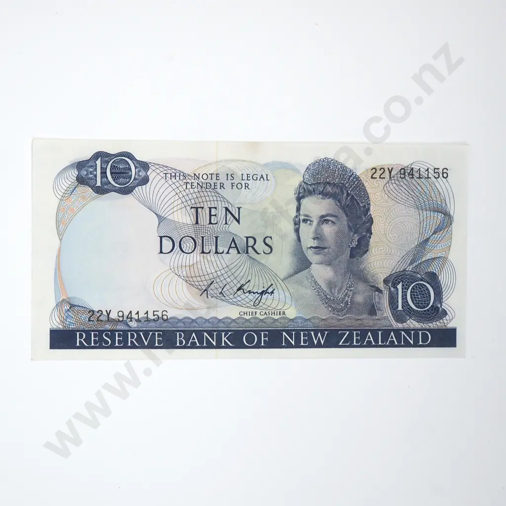 Ten Dollar Knight Banknote - EF CV $100 Image 1++
