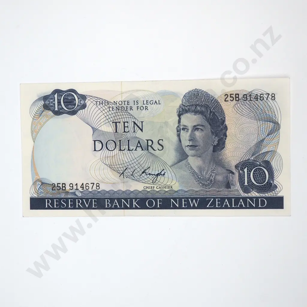 Ten Dollar Knight Banknote - UNC  Image 1++