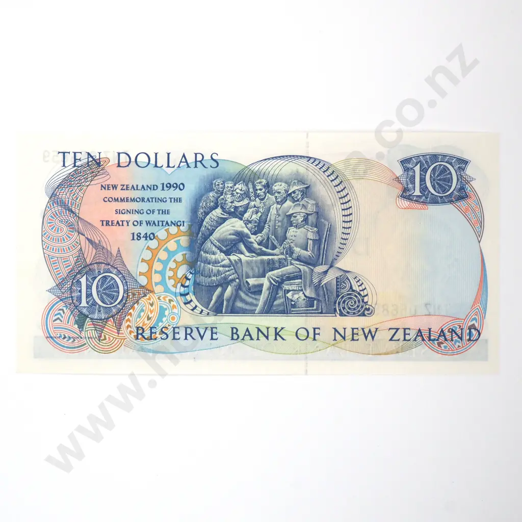 Ten Dollar Brash 1990 Banknote - TNZ Prefix - CV $75  Image 1++