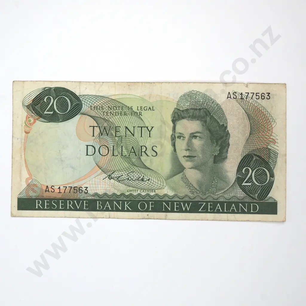 Twenty Dollar Wilks Banknote - First Prefix - Average Condition  Image 1++