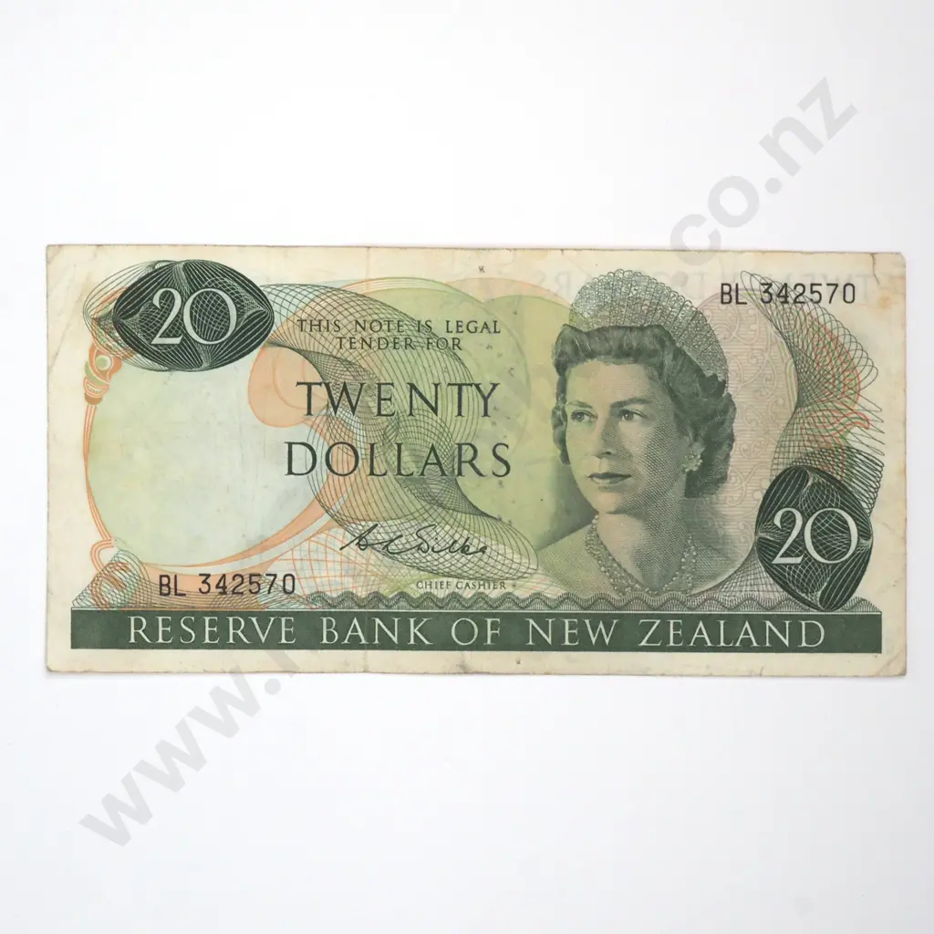 Twenty Dollar Wilks Banknote - Last Prefix - Average Condition  Image 1++