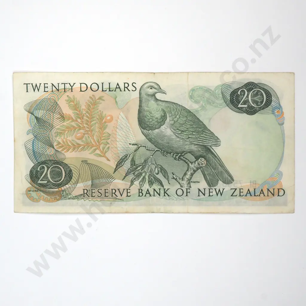 Twenty Dollar Wilks Banknote - Last Prefix - F CV $250 Image 1++