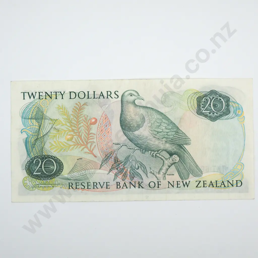 New Zealand Twenty Dollar Brash Banknote -AUNC Image 1++