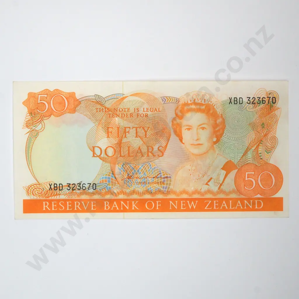 Fifty Dollar Brash Banknote - XBD Prefix  Image 1++