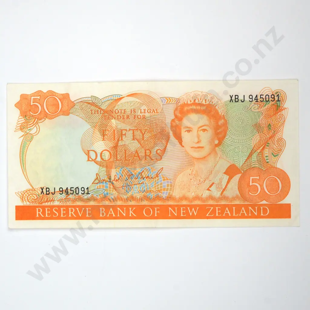 Fifty Dollar Brash Banknote - XBJ Prefix  Image 1++