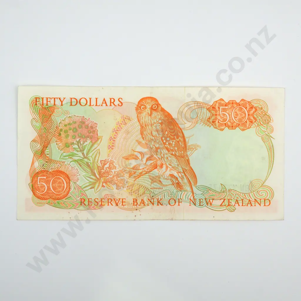 New Zealand Fifty Dollar Brash Banknote  Image 1++