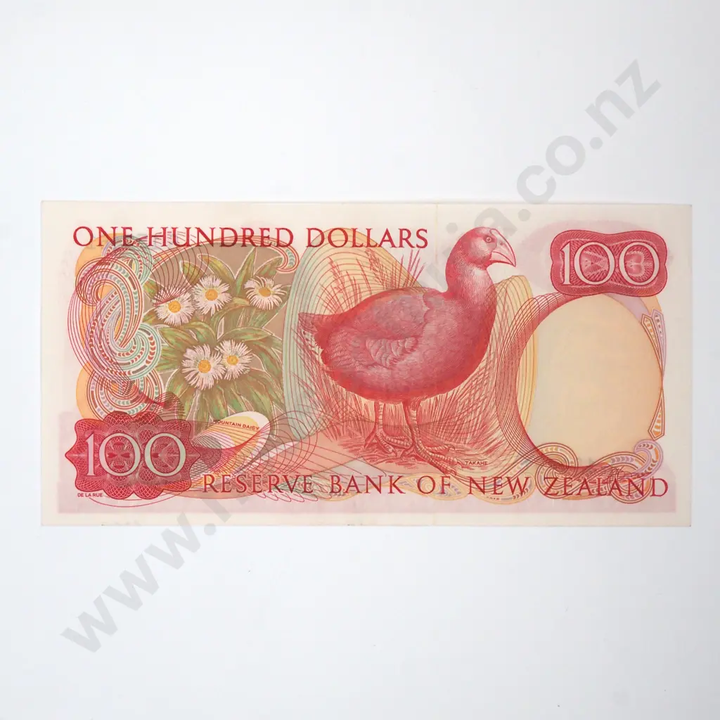 One Hundred Dollar Fleming Banknote - G Prefix - AUNC  Image 1++