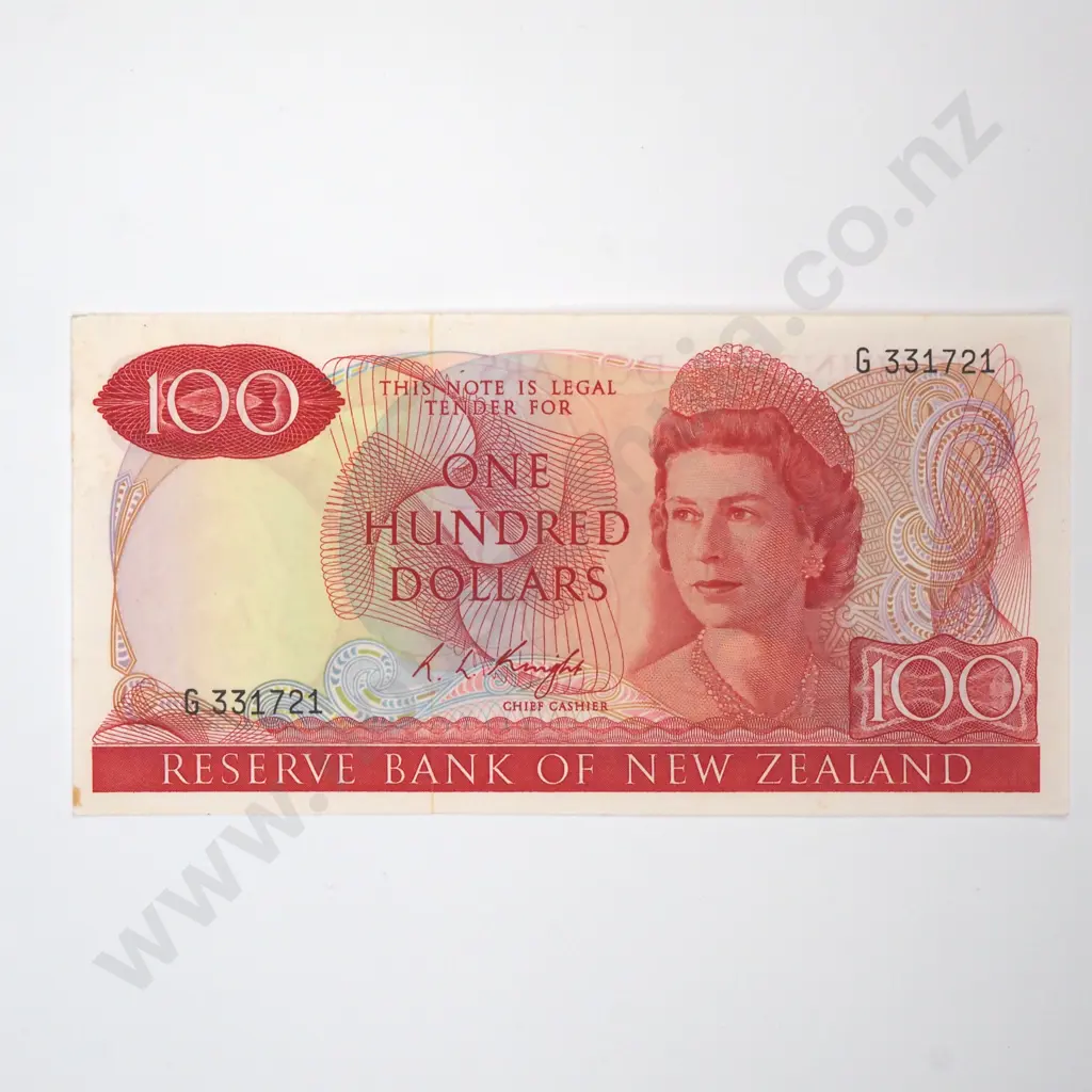 One Hundred Dollar Knight Banknote - VF CV $800  Image 1++