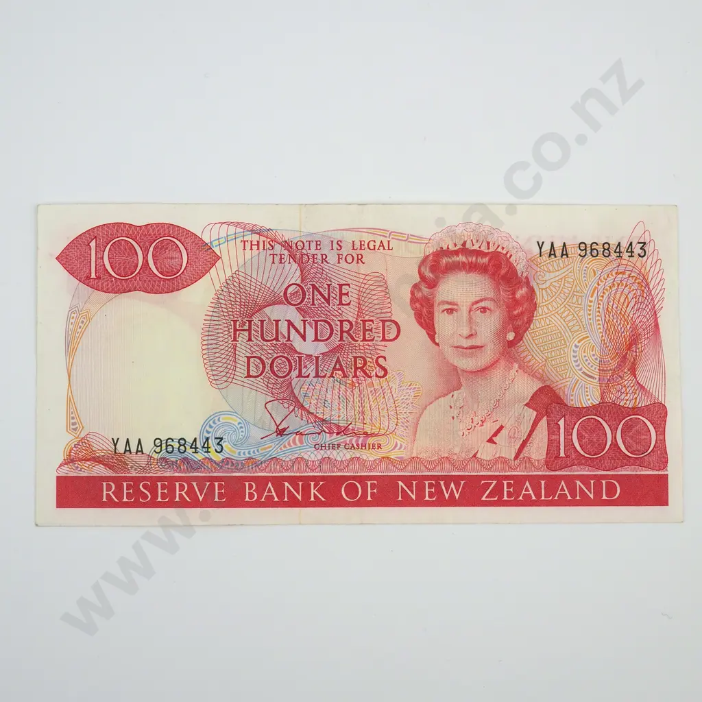 New Zealand One Hundred Dollar Hardie Banknote  Image 1++