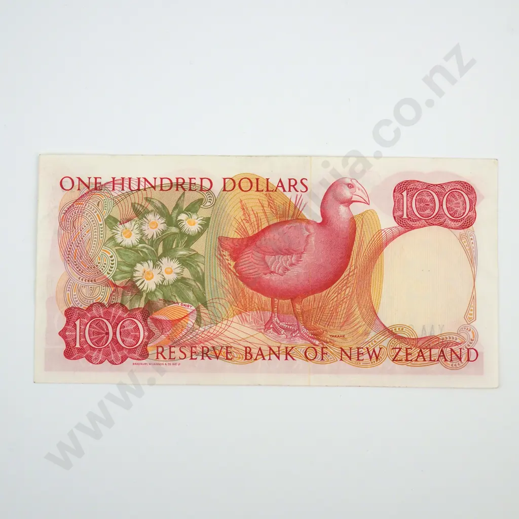 New Zealand One Hundred Dollar Hardie Banknote  Image 1++