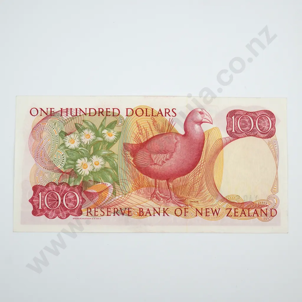 New Zealand One Hundred Dollar Russell Banknote  Image 1++