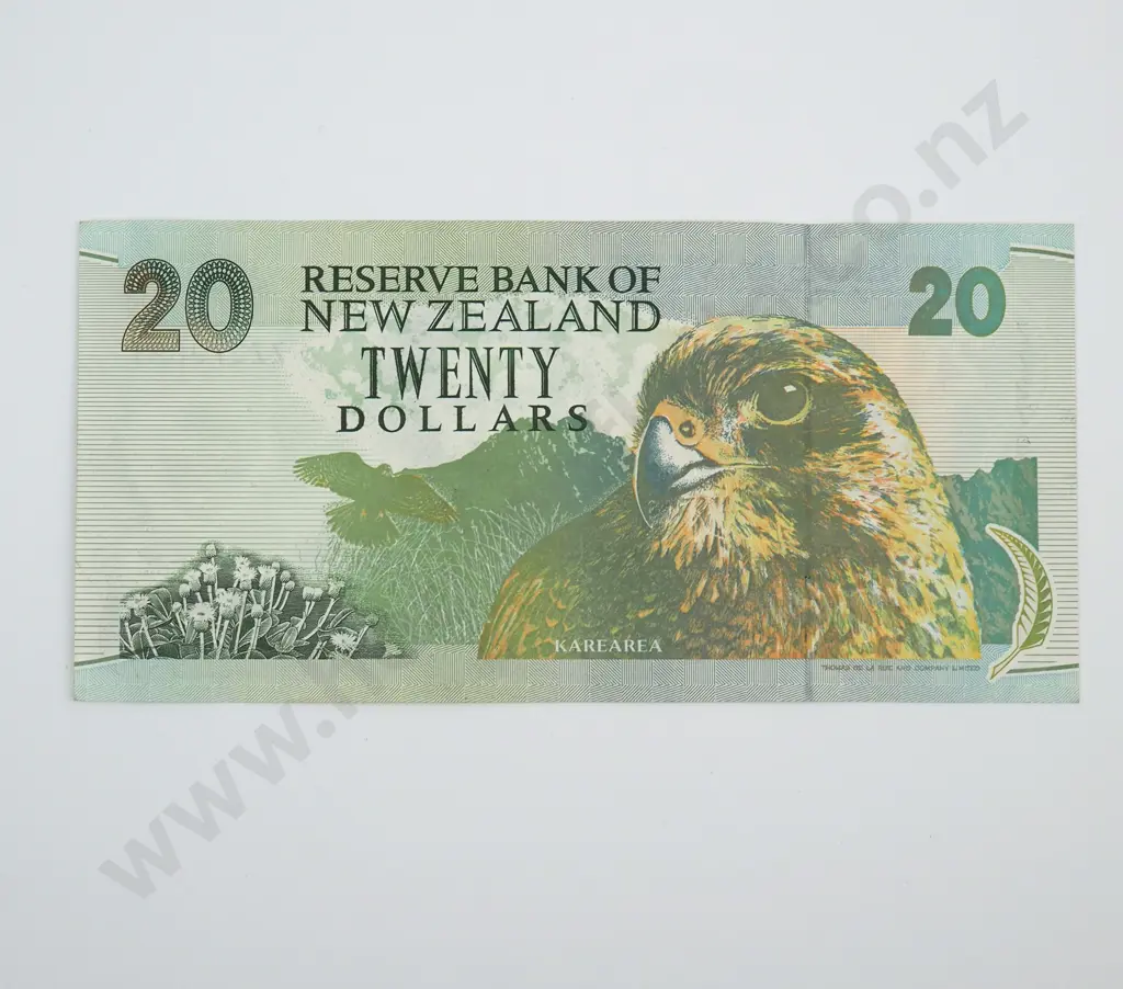 New Zealand Twenty Dollar Brash ZZ Banknote AUNC  Image 1++