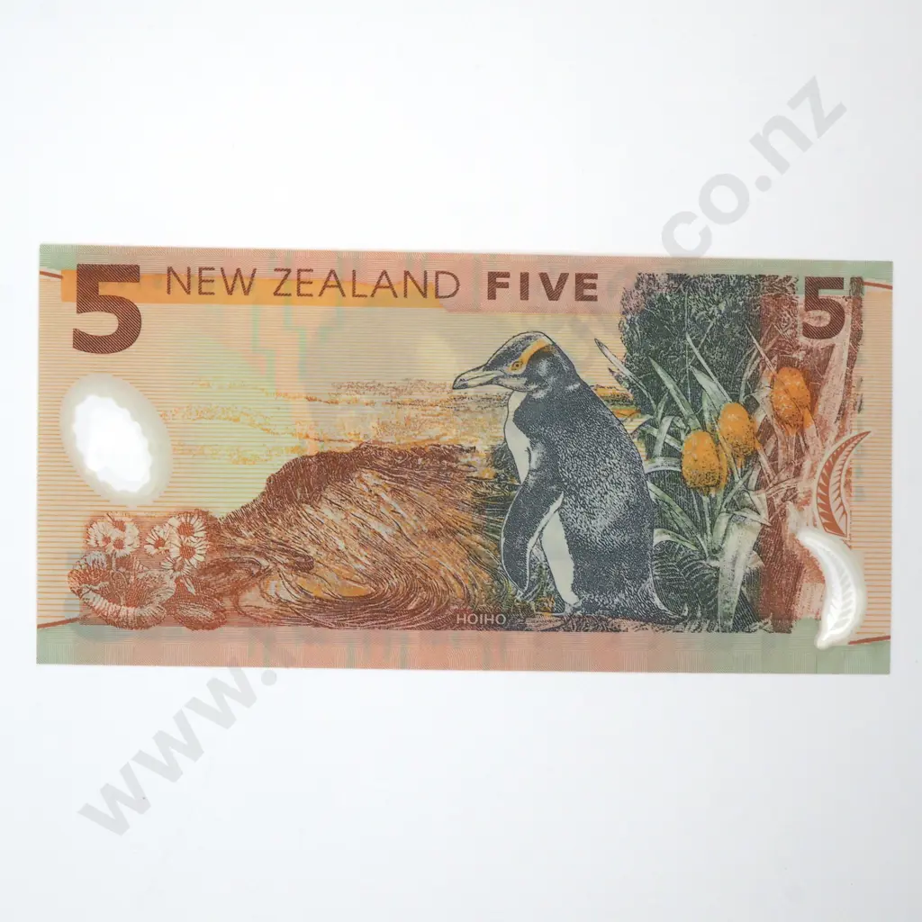 Five Dollar Bollard Banknote - CC Prefix AUNC Image 1++