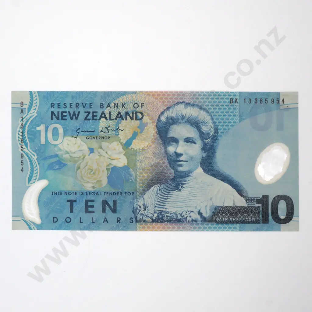 Ten Dollar Wheeler Banknote - EF  Image 1++