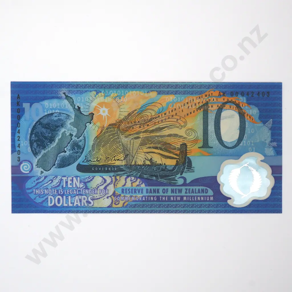 Ten Dollar Brash Millennium Banknote - AUNC  Image 1++