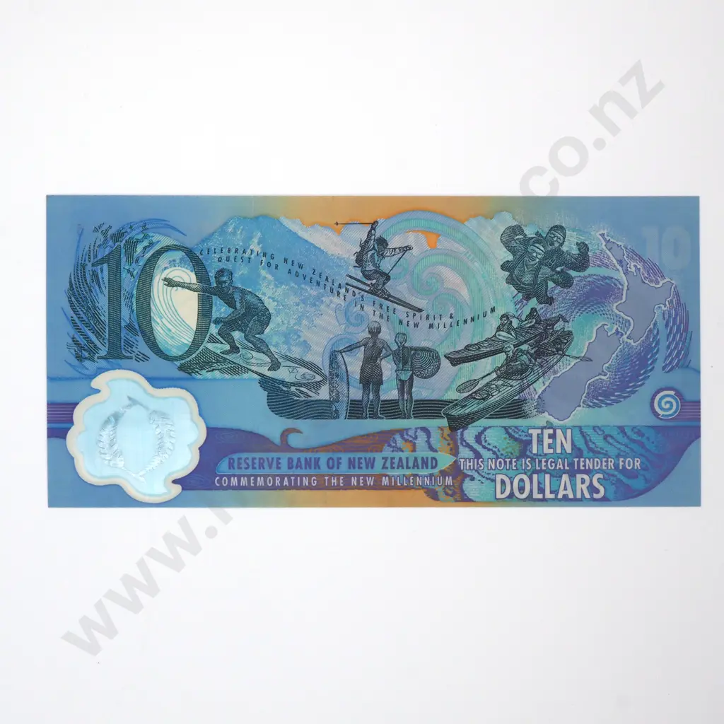 Ten Dollar Brash 2000 Banknote - BB Prefix - CV $55  Image 1++