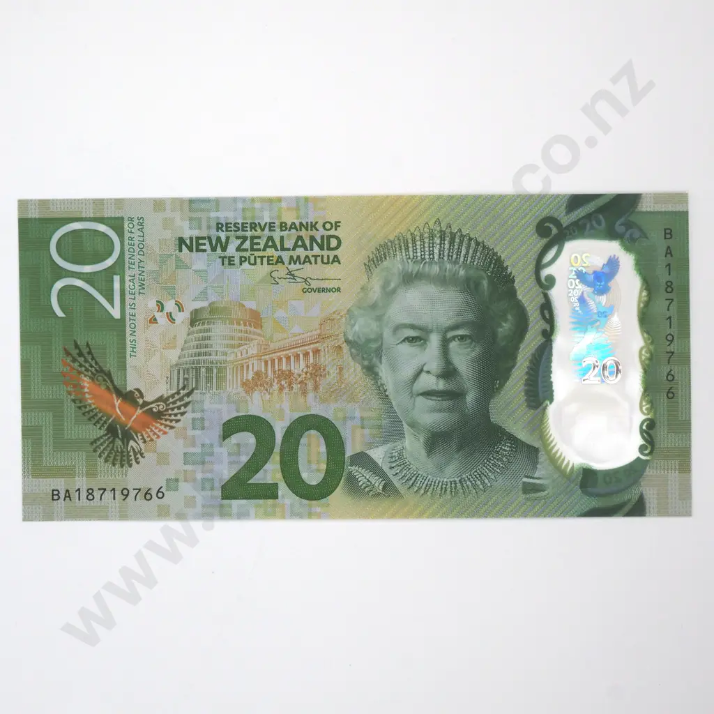 Twenty Dollar Spencer Error Banknote - Last Digit of Serial Higher - UNC  Image 1++