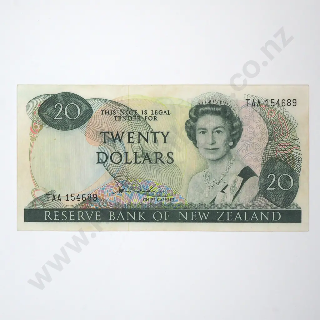 Twenty Dollar Spectacular Wet ink Transfer on Back - Hardie Type II - First Prefix  Image 1++