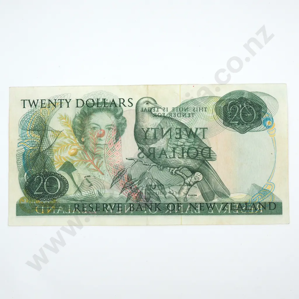 Twenty Dollar Spectacular Wet ink Transfer on Back - Hardie Type II - First Prefix  Image 1++