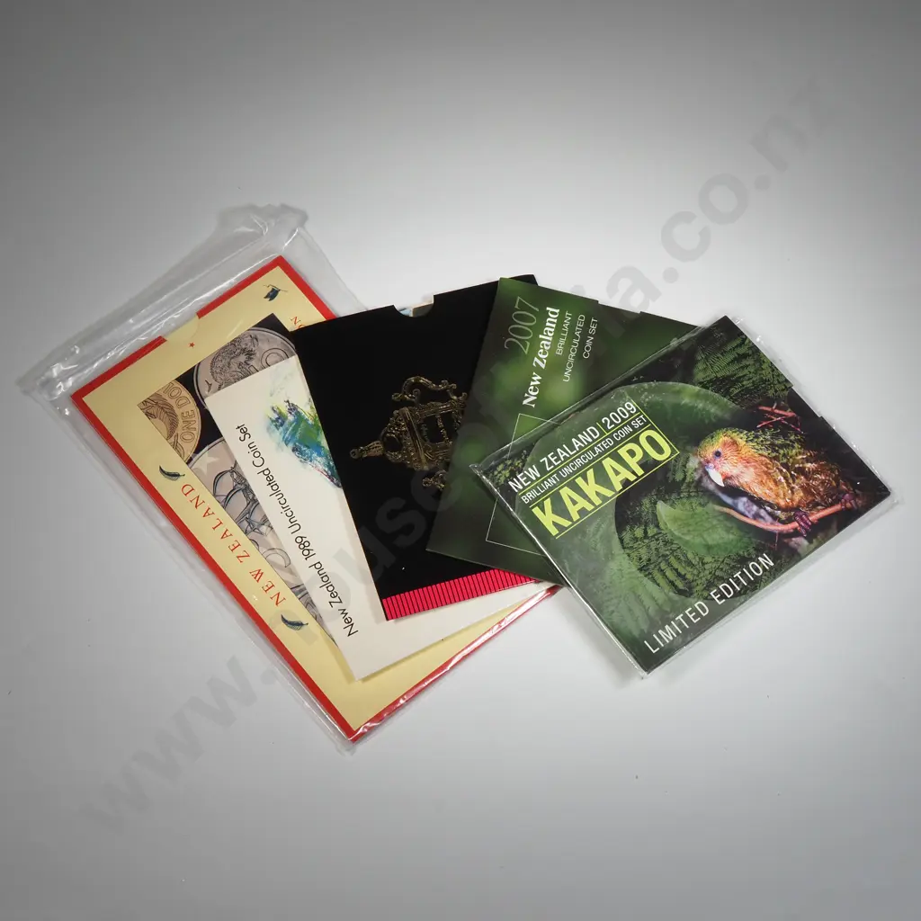 Five New Zealand UNC Sets  Image 1++