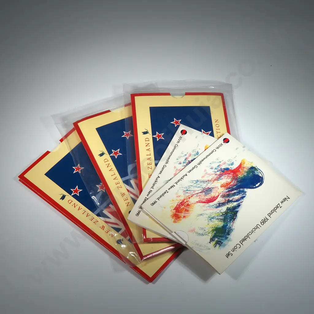 Five New Zealand UNC Coin Sets  Image 1++