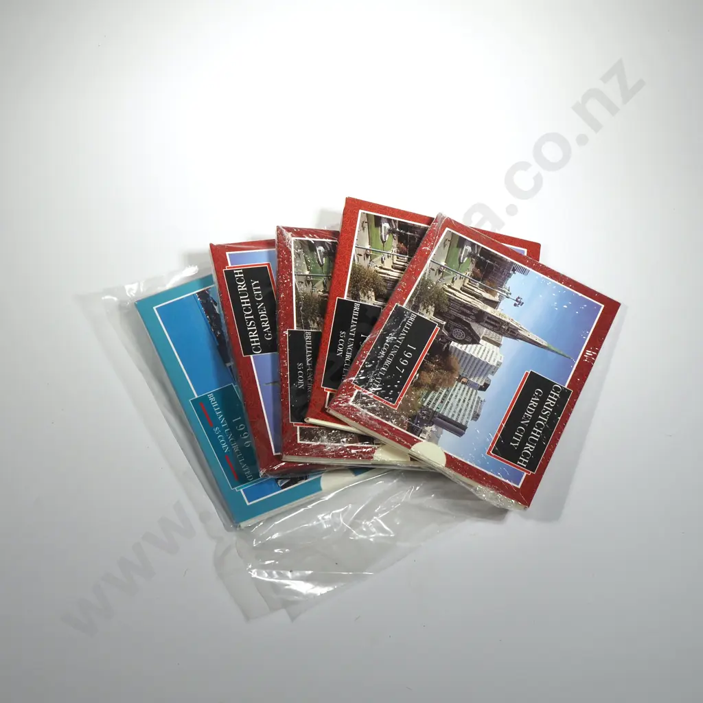 Five New Zealand B/UNC $5 Dollar Coins  Image 1++