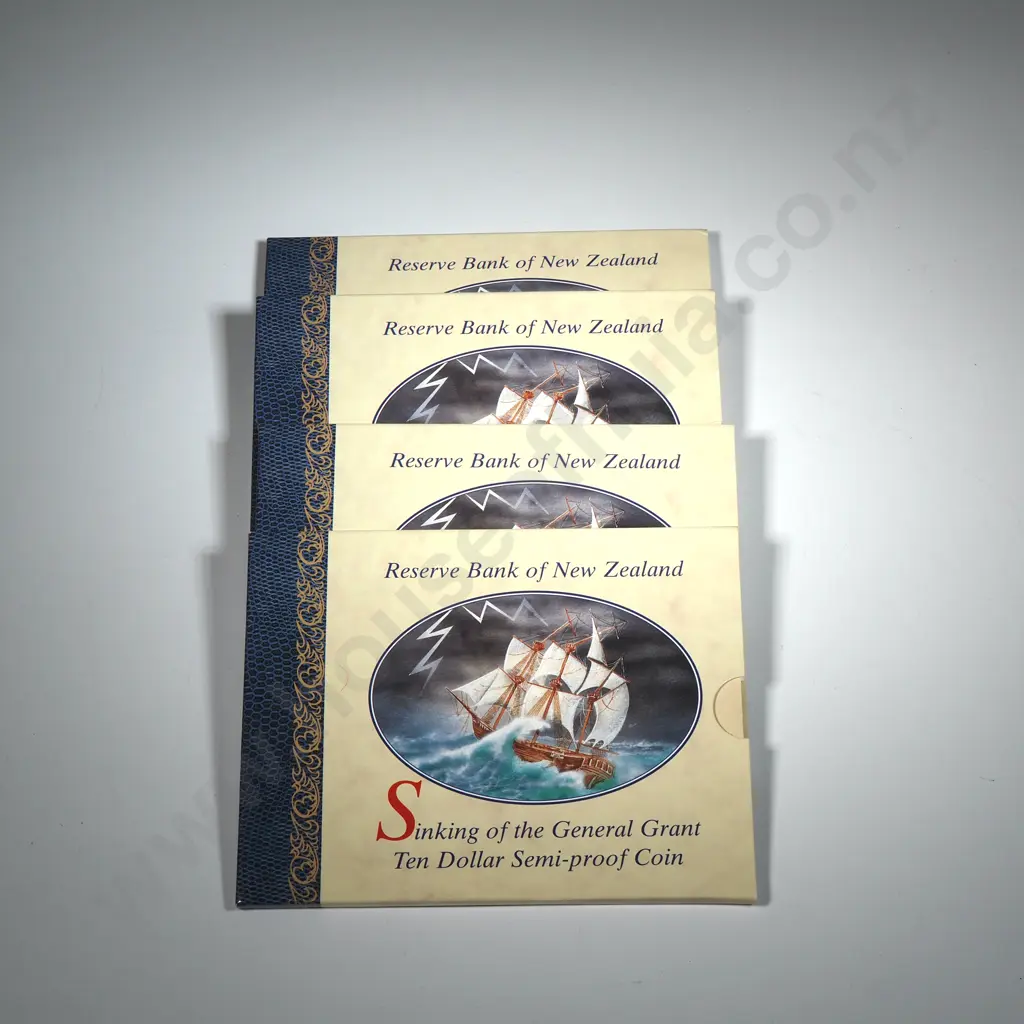 Four Semi Proof Ten Dollar Sinking of the General Grant Coins  Image 1++