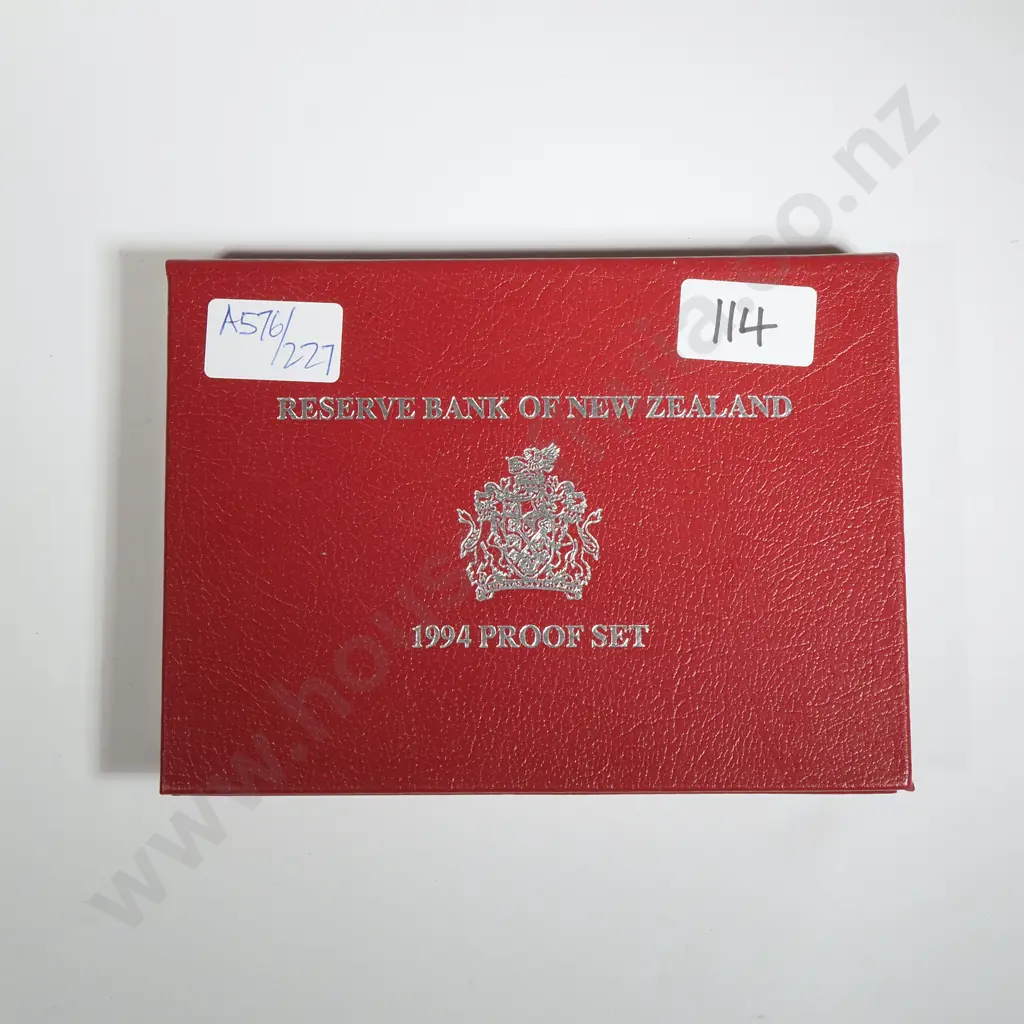 1994 New Zealand Proof Coin Set  Image 1++