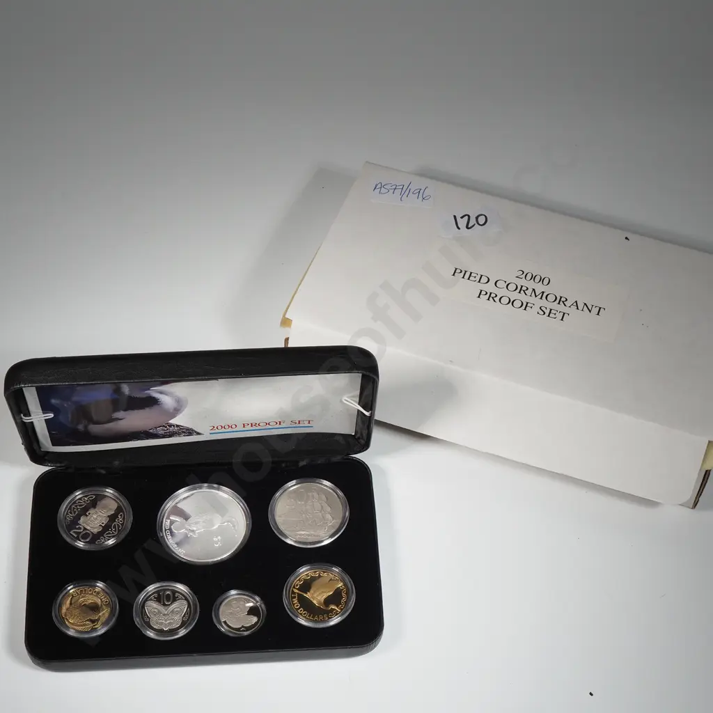 2000 New Zealand Pied Cormorant Proof Set  Image 1++