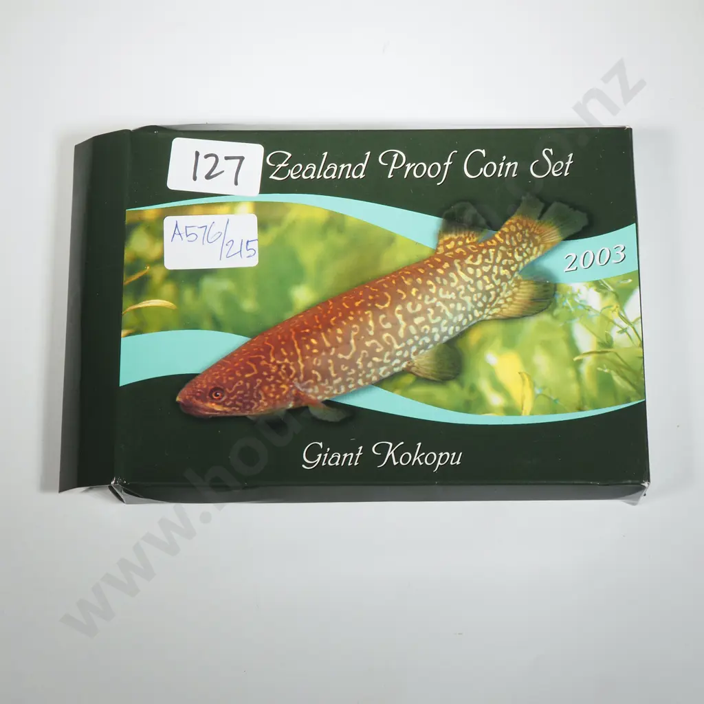 2003 New Zealand Proof Coin Set  Image 1++