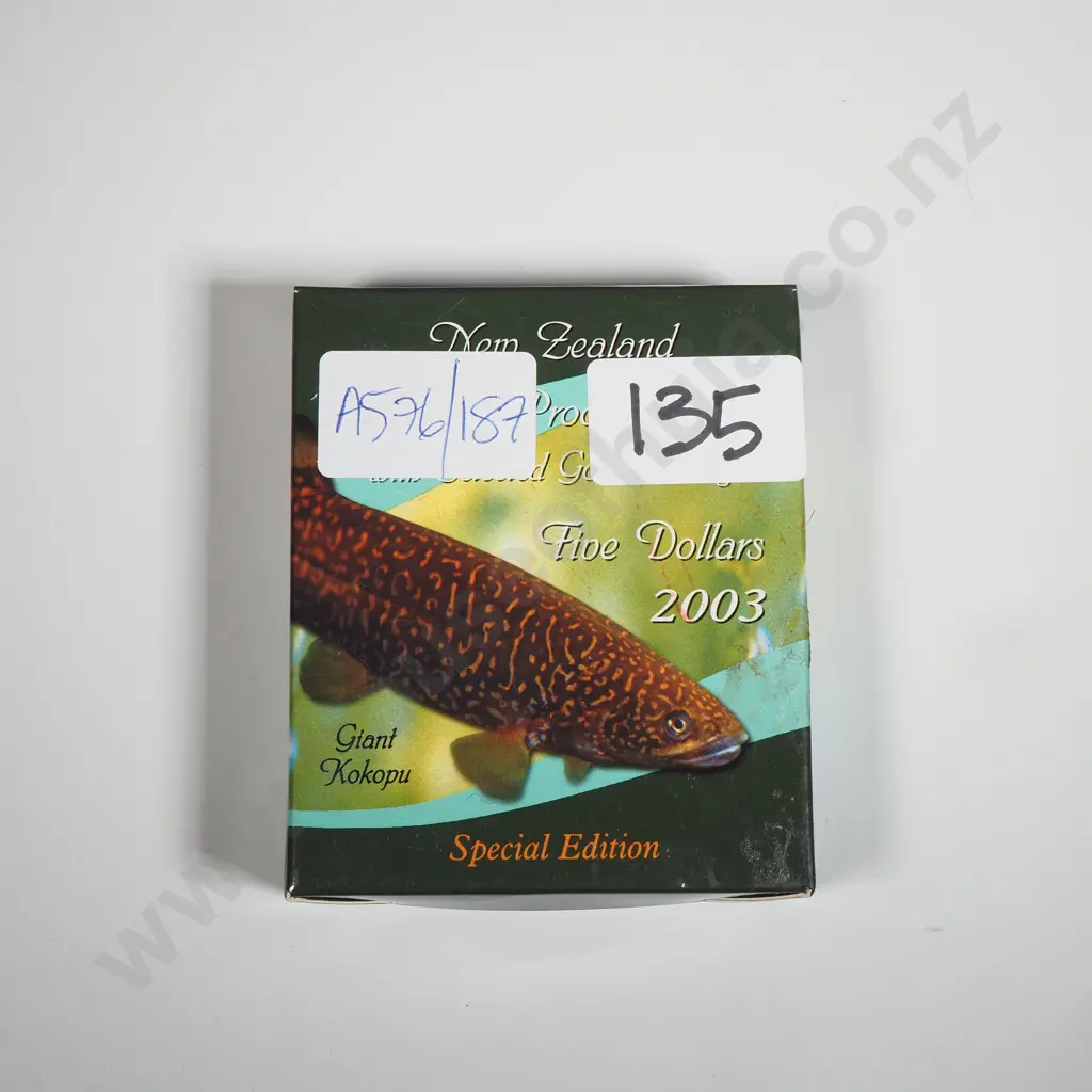 2003 New Zealand Silver Proof Dollar Coin Image 1++